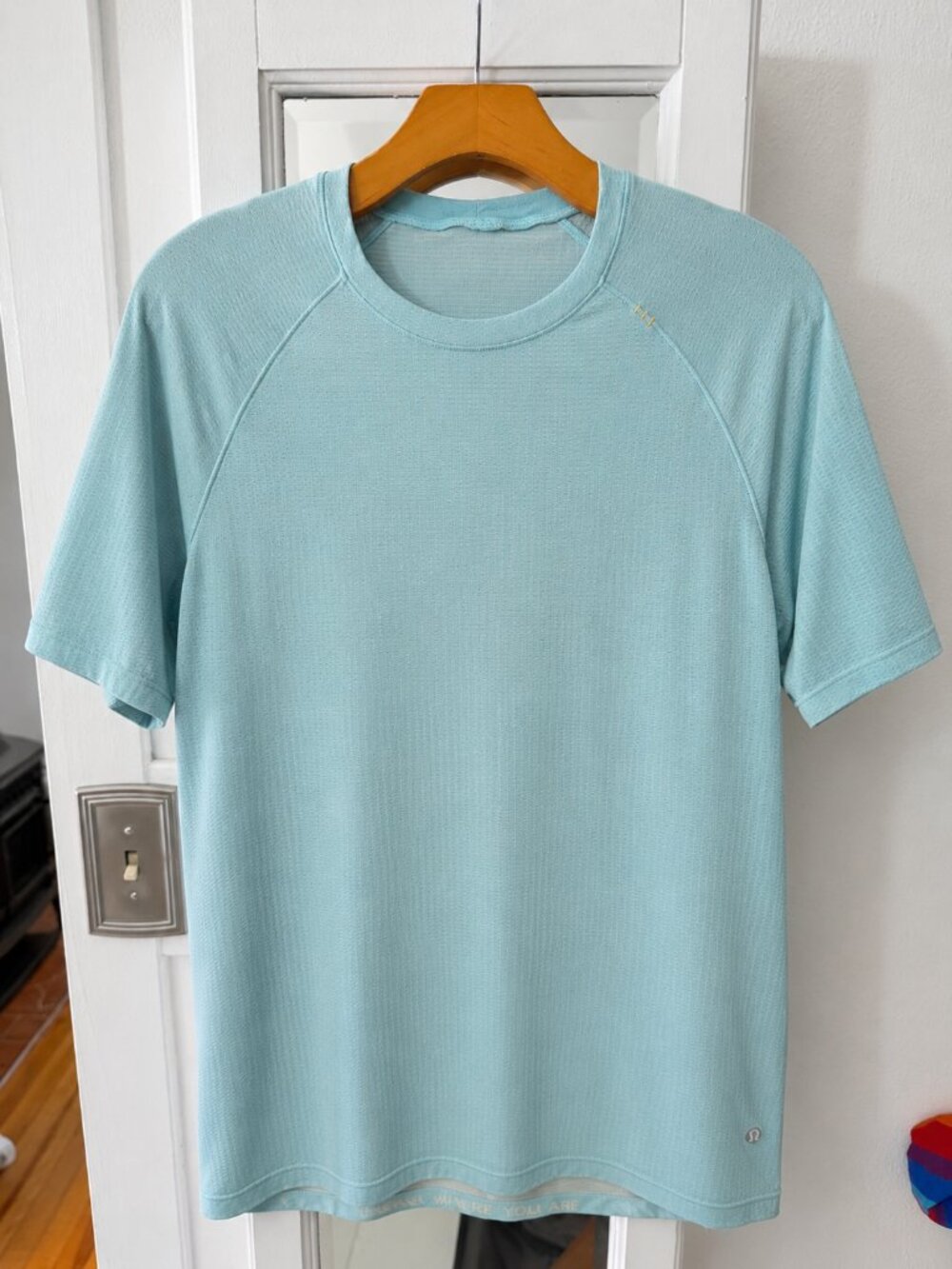 Lululemon Metal Vent Tech Short Sleeve Shirt Teal Medium